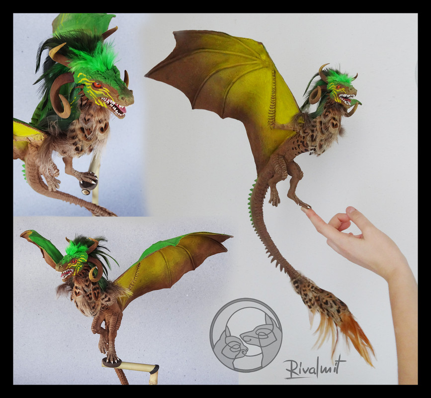 sculpture dragon companion Great Dragon Companion