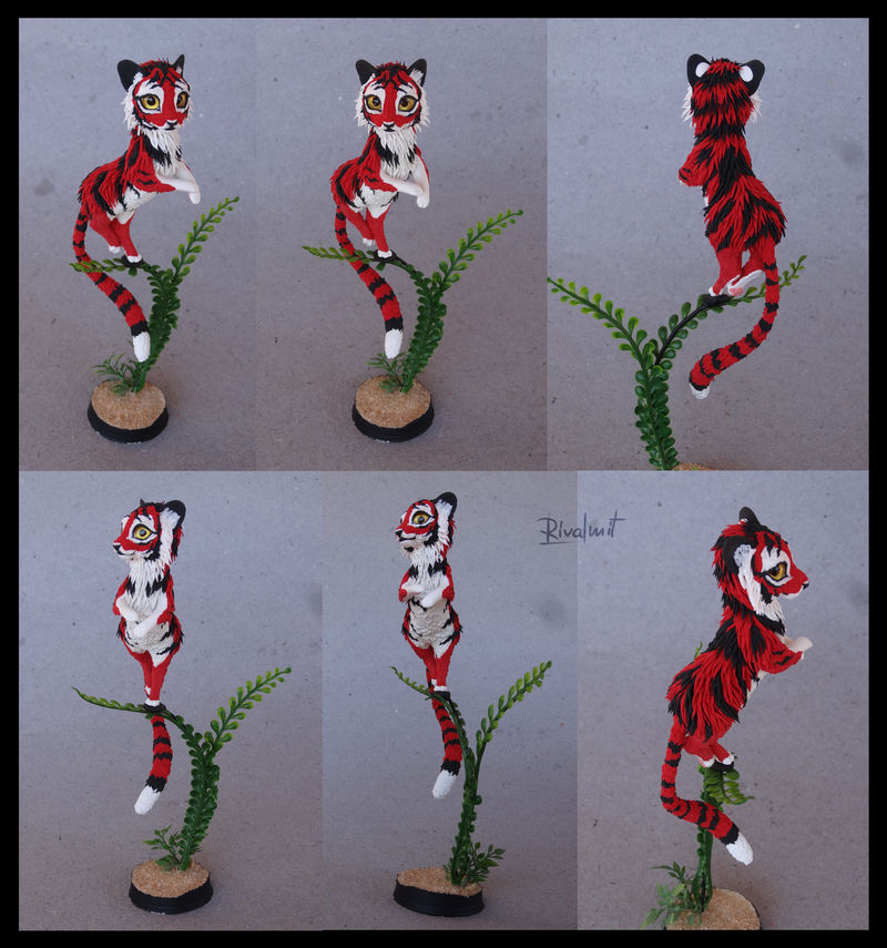 sculpture companion tiger Sculptures Mini Tiger companion Sculptures