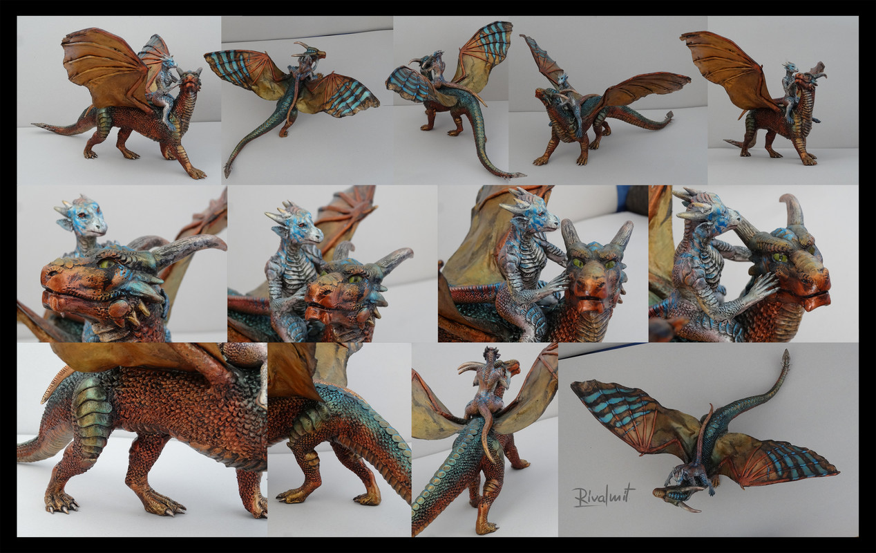 eurofurence dragon anthropomorphic sculpture Dragon rider 