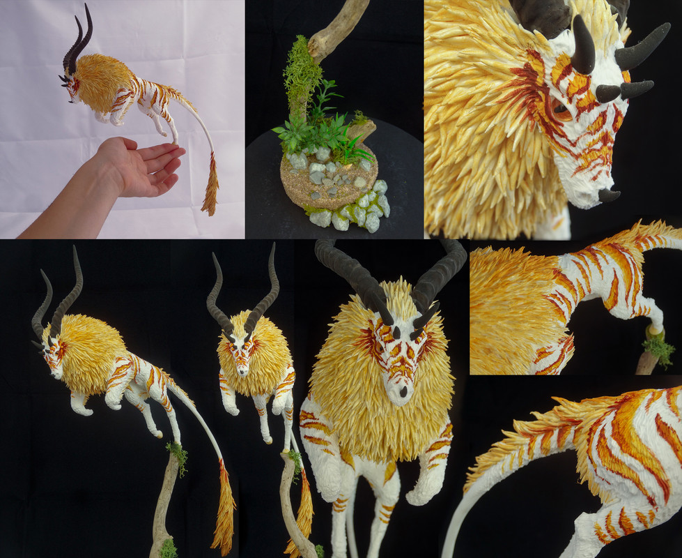 lion dragon sculpture companion ef23 Burning for you