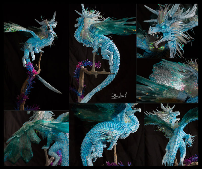 dragon companion ice sculpture eurofurence ef24 Sculptures Hau anu - A song of ice  Sculptures