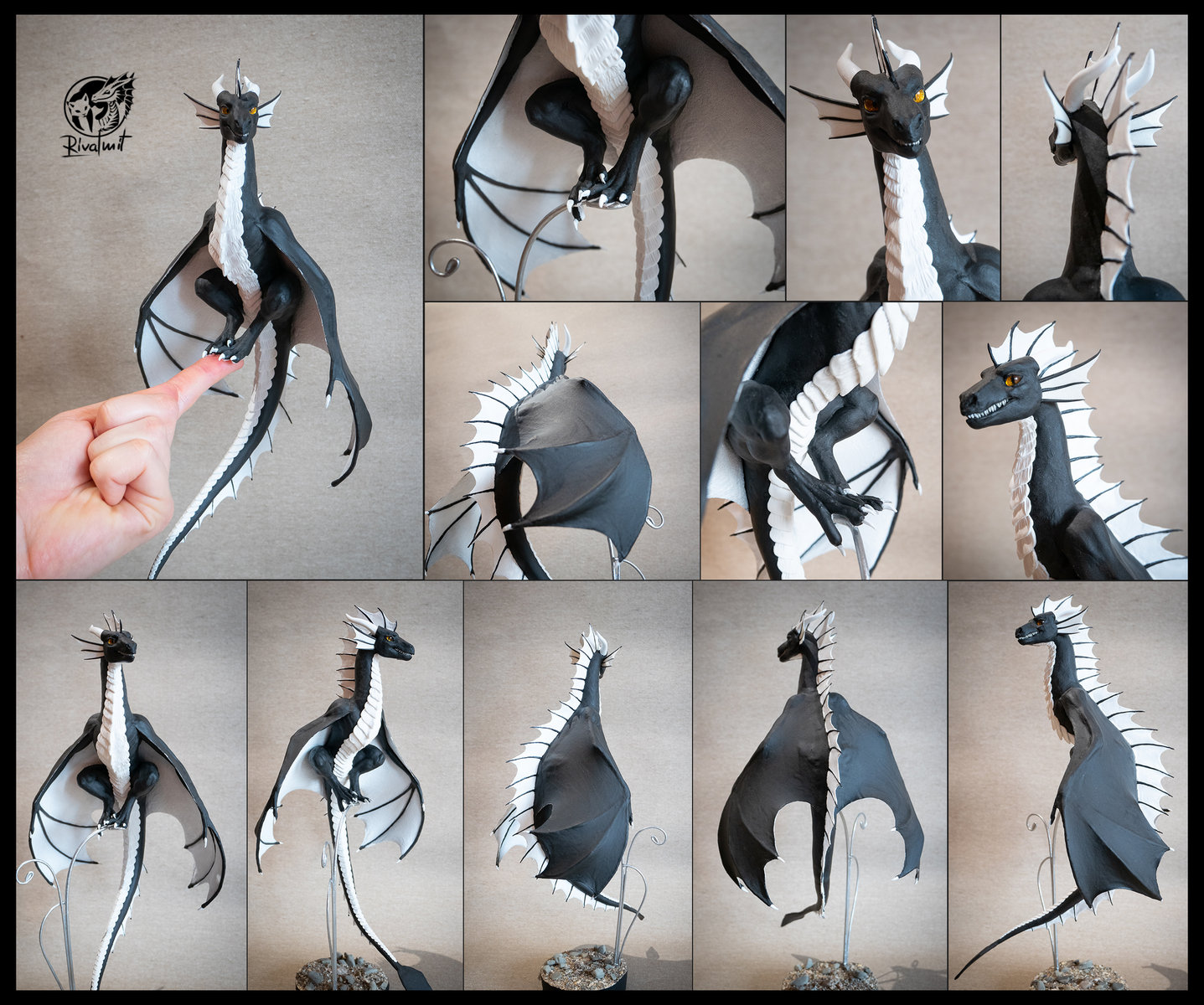 commission companion sculpture dragon wyvern @morghusdragon Morghus Companion