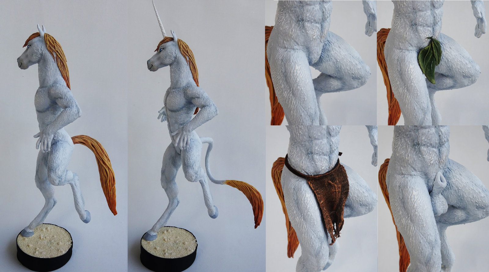 horse sculpture equine unicorn anthro A Legend in Disguise