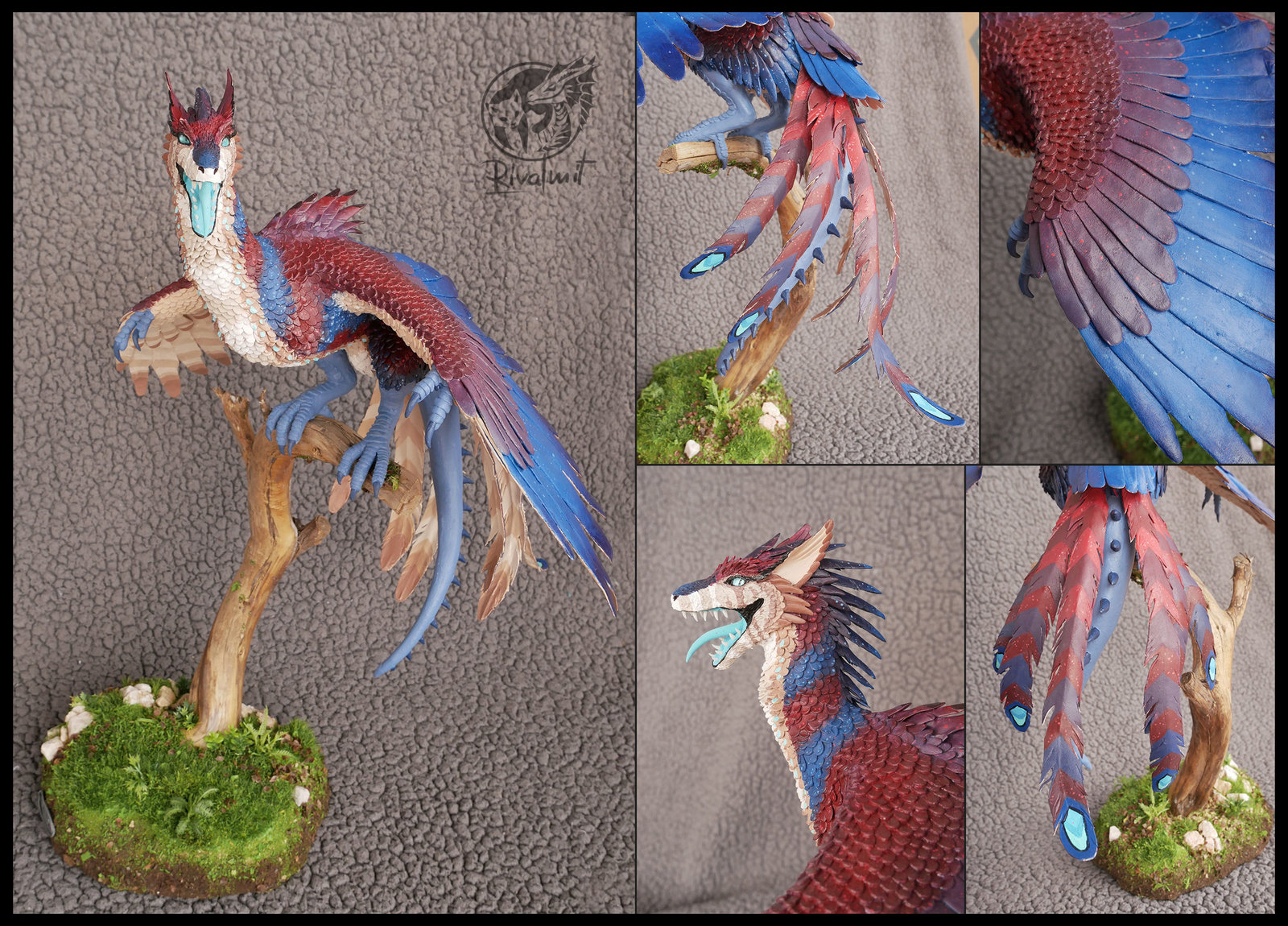sculpture dragon traditional bird Terror of the Night
