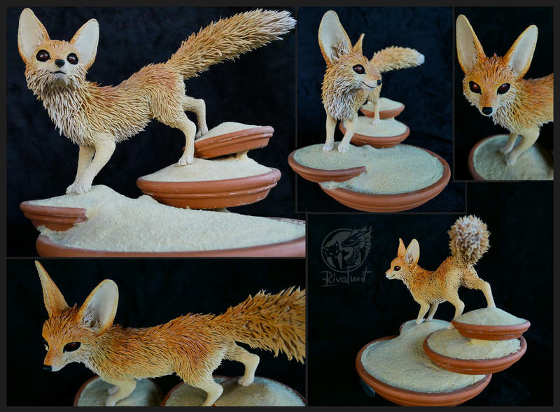 sculpture fennec fox desert Sculptures Scorching Sands I call Home Sculptures