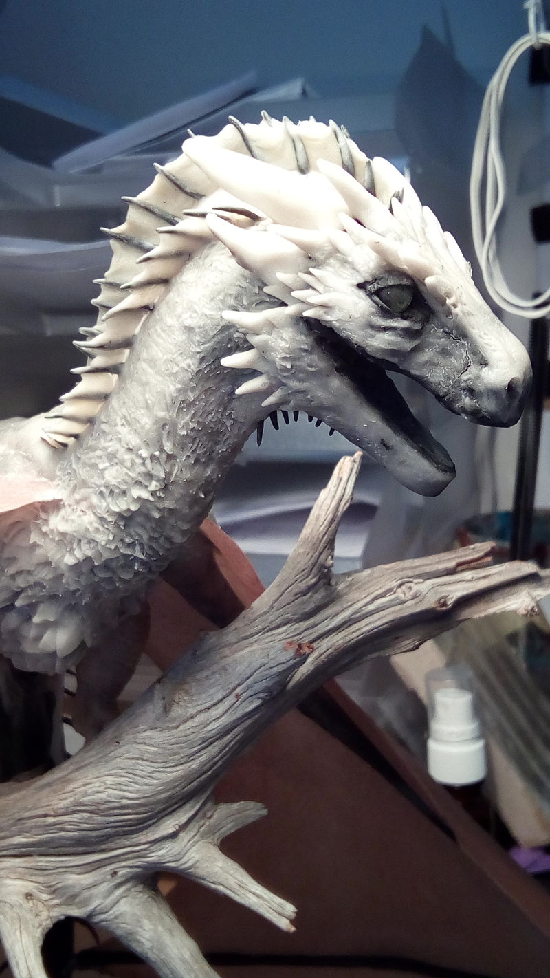  wyvern dragon art sculpture ef24 drogon gameofthrones sexy sexy scales ;D scales are hard to do X_x