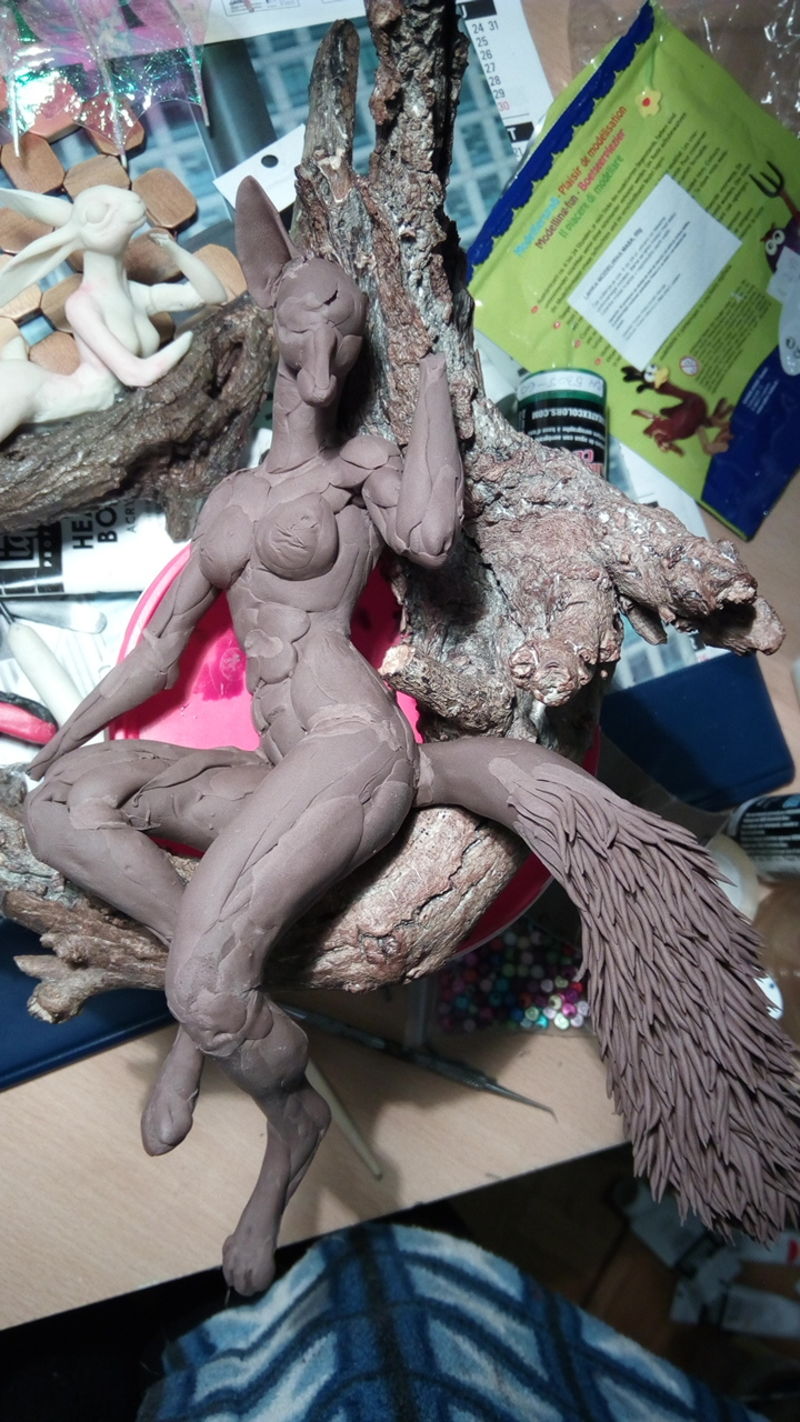  sculpture commission artwork wall fox furry female  anthropomorphic branch eurofurence 23 Changing of the style