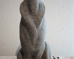 Howling stone wolf sculpture art abstract howl ef24 eurofurence