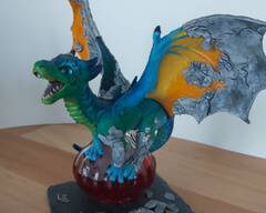 Stone potion dragon dragon potion art furry sculpture 