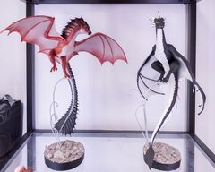 Morghus Companion sculpture commission artwork dragon wyvern companion