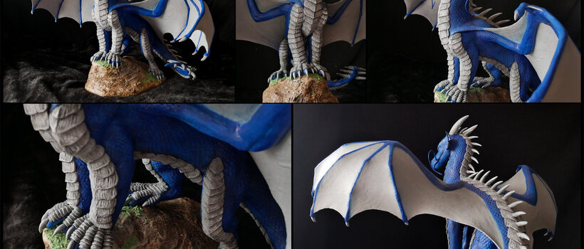 commission Tilondrion dragon sculpture commission