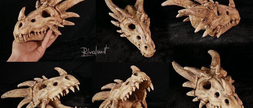 Dragon skull  dragon skull sculpture