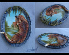 Traditionalart Relief and scratch-board paintings  wish-for-freedom-eurofurence-tiger-3d-painting-painting.jpg