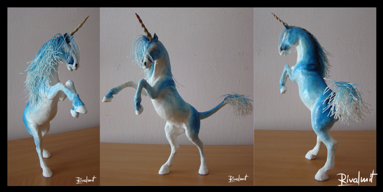 horse unicorn sculpture Unicorns