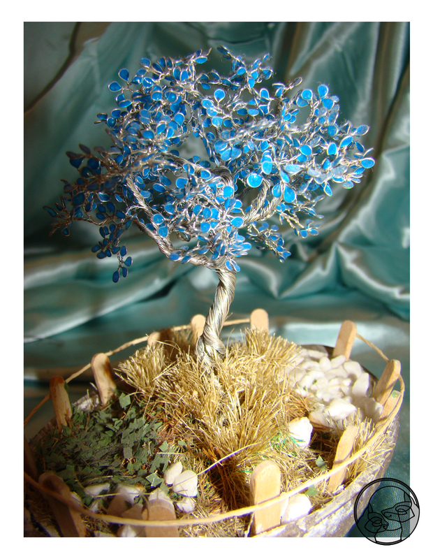 bonsai wire tree miniature sculpture Bonsai tree