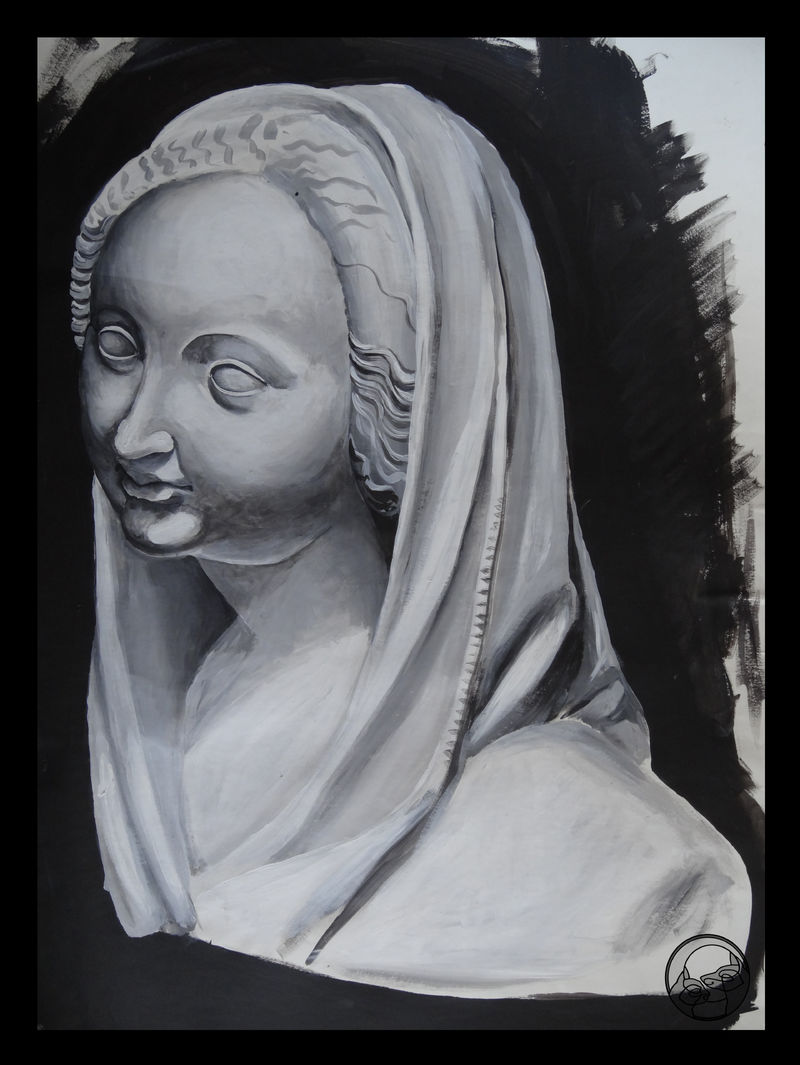 drawing woman acrylic Drawings portrait Drawings