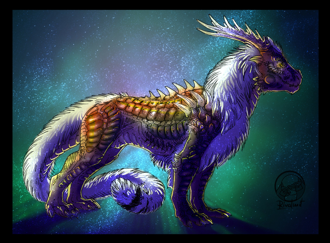 digital drawing dragon mythology Dragon