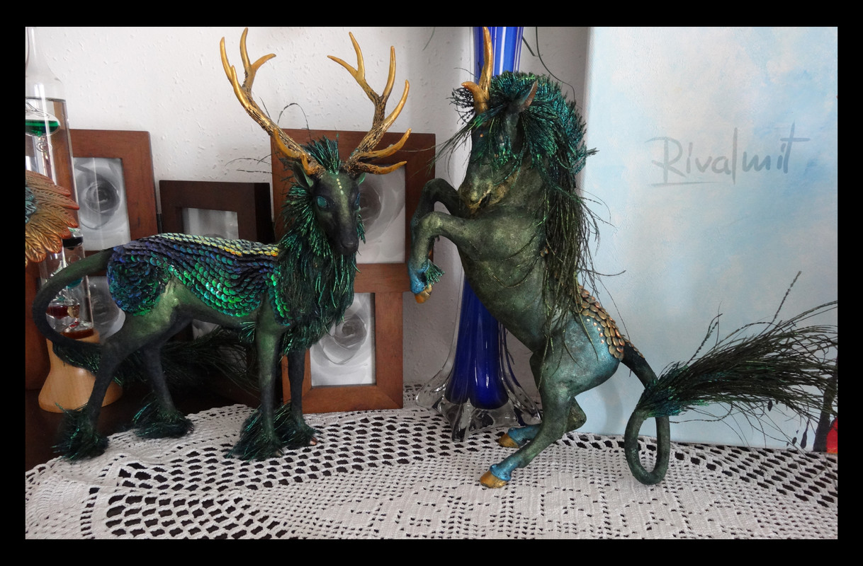 sculpture kirin deer dragon mythology  Kirin Deer