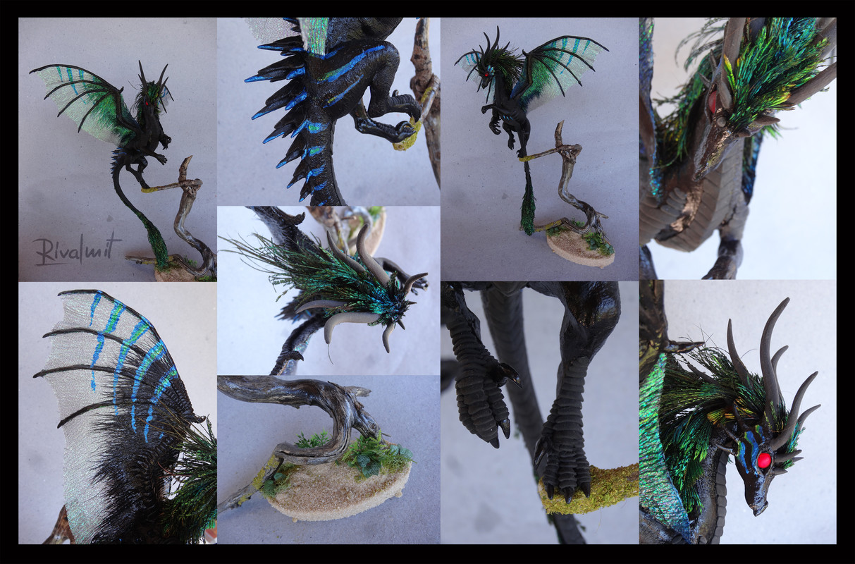 sculpture companion dragon ef eurofurence ef22 Black dragon Companion