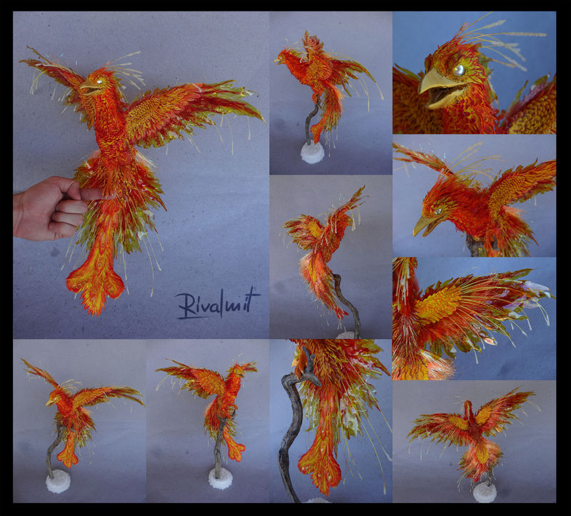sculpture companion phoenix fire mythology Sculptures Phoenix Sculptures