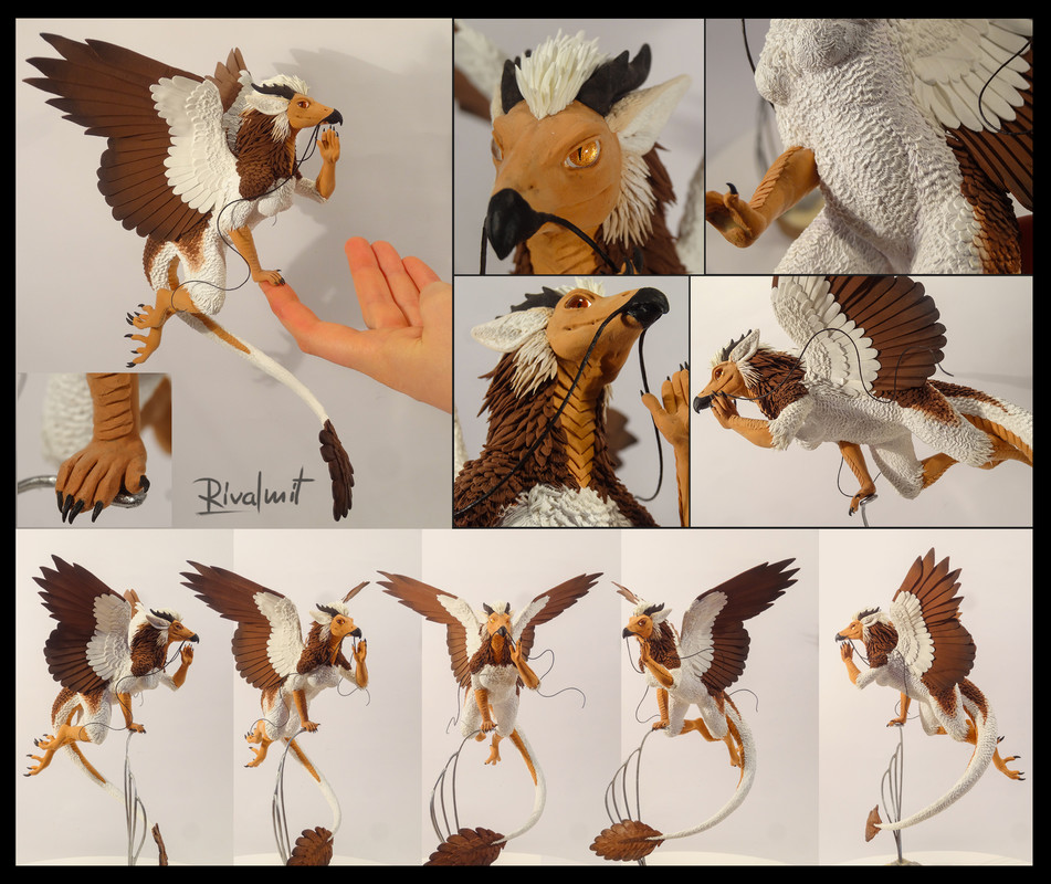 eva companion sculpture dragon commission bird Eva Companion