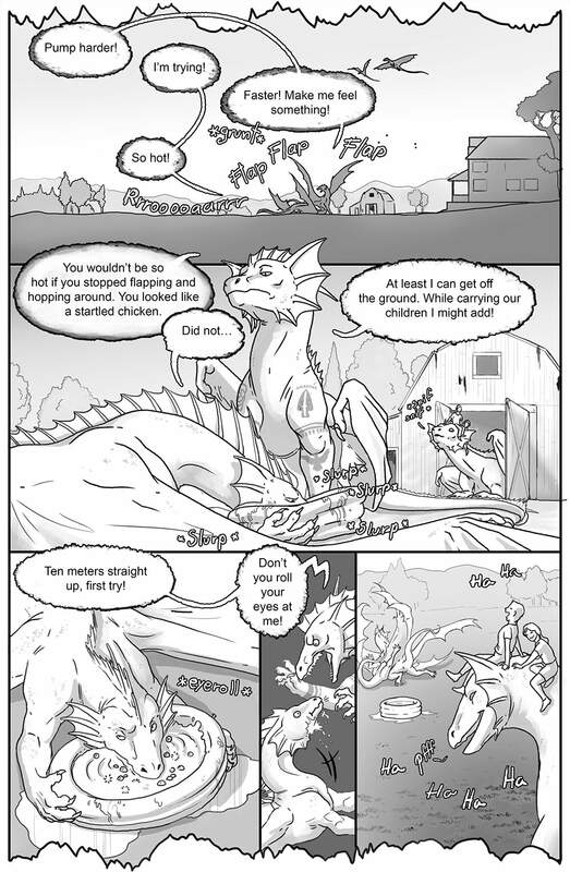 comic dragon commission Comics Winging it Comics
