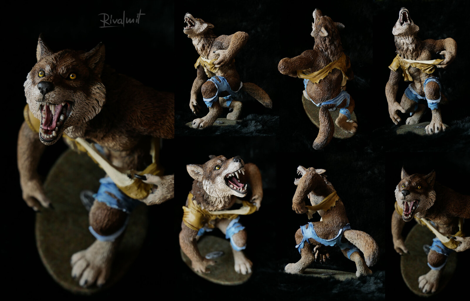 werewolf transformation sculpture Werewolf transformation
