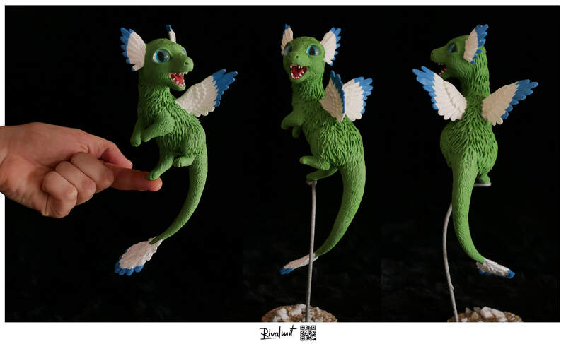 Mayef The Dream Dragon  sculpture dragon commission