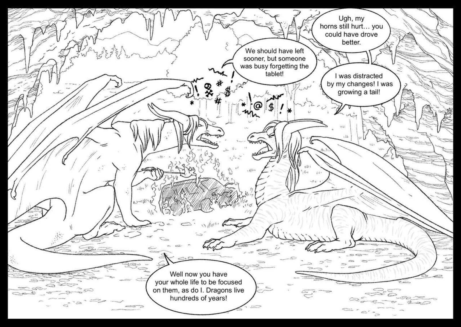 comic dragon transformation Dragons and Cars don't mix: Transformation