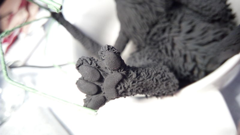  batkitty sculpture art cat bat ef24 eurofurence little paws!