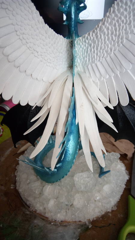  dragon female magical mythical ef25 eurofurence Removed the second pair wings and replaced with fluffy tail feathers