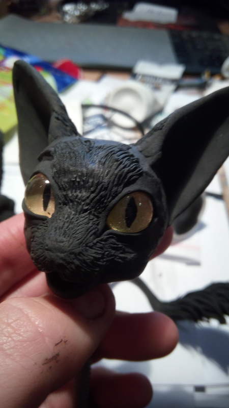  bat kitty batkitty art sculpture ef26 eurofurence yaen play Decapitated head! D:
