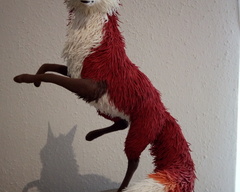 The Dance of the Fox fox sculpture furry animal art ef24 eurofurence