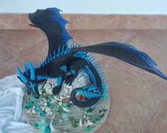 sculpture commission artwork dragon  