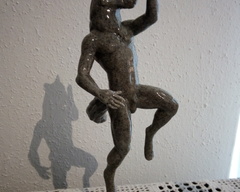 The dancing stone sculpture art wolf anthopomorphic ef24 eurofurence 