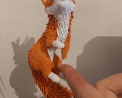 sculpture commission artwork fox Joy the Foxdeer 