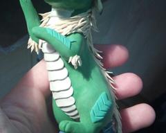 sculpture commission artwork dragon raffle companion mini 