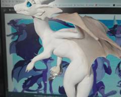 sculpture commission artwork dragon 
