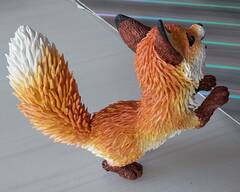 mini fox fox art sculpture ef26