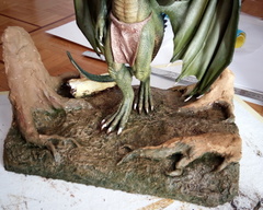 sculpture commission artwork dragon anthropomorphic anthro furry traditional 