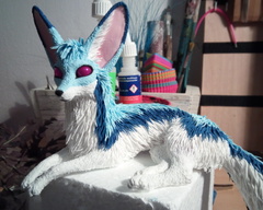 sculpture commission artwork fox furry furry 