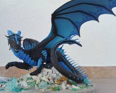 Aiwendil sculpture commission artwork dragon 