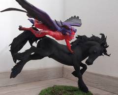 sculpture commission artwork demon man magic myth horse furry 