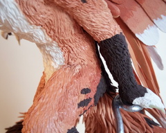 sculpture commission artwork haruki fox balanced companion furry anthropomorphic 