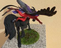 sculpture commission artwork demon man magic myth horse furry 